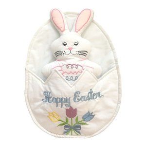 Hanging Easter Egg Detachable Bunny Wall Spring Fabric